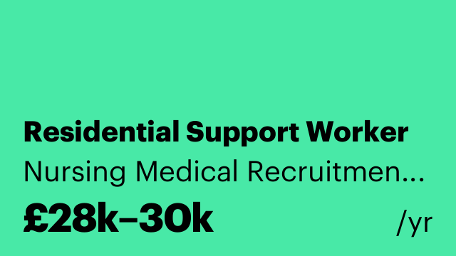 Residential Support Worker