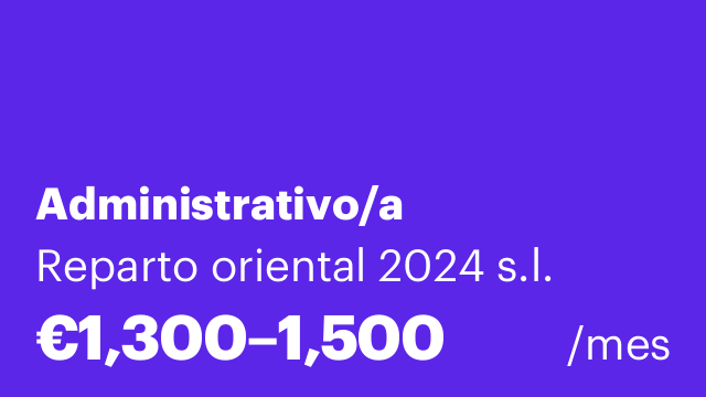 Administrativo/a