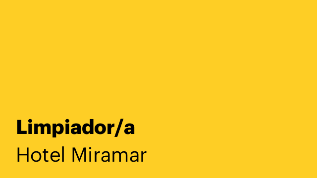Limpiador/a