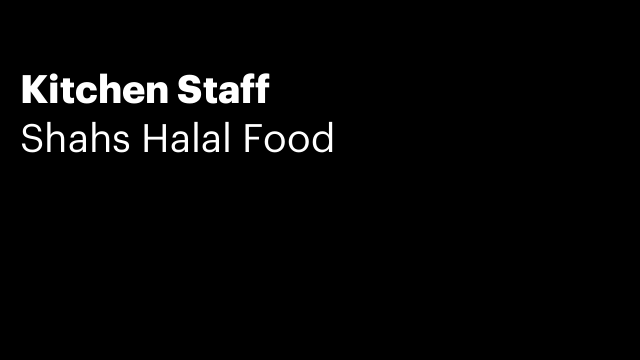 Kitchen Staff