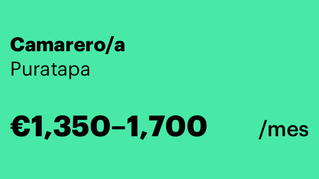 Camarero/a