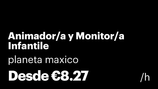 Animador/a y Monitor/a Infantile