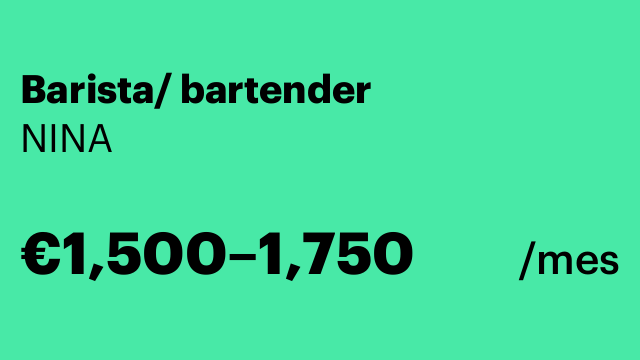Barista/ bartender