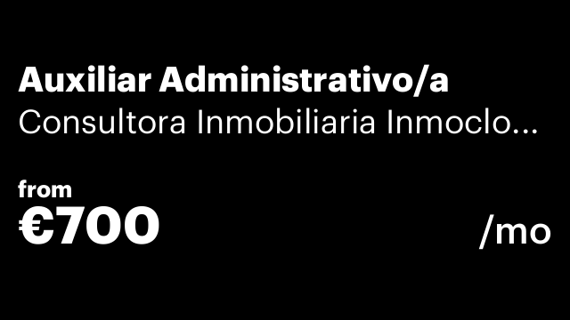 Auxiliar Administrativo/a