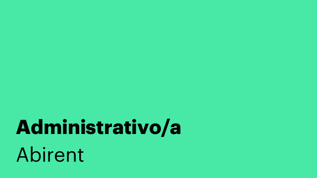 Administrativo/a