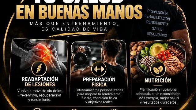 FISIOTERAPEUTA Y ENTRENADOR PERSONAL