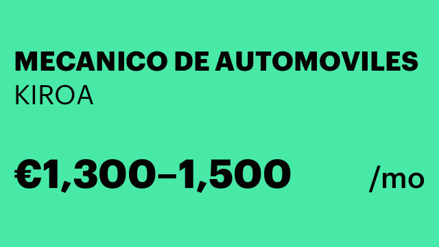 MECANICO DE AUTOMOVILES