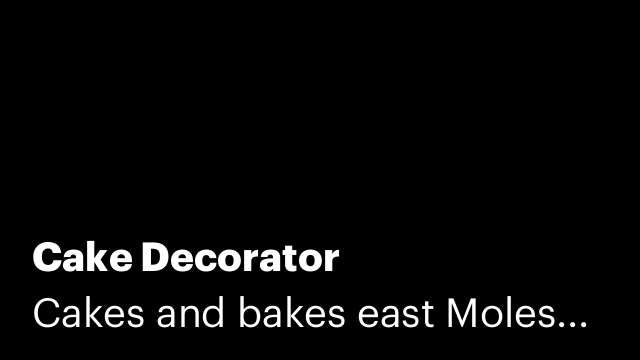 Cake Decorator