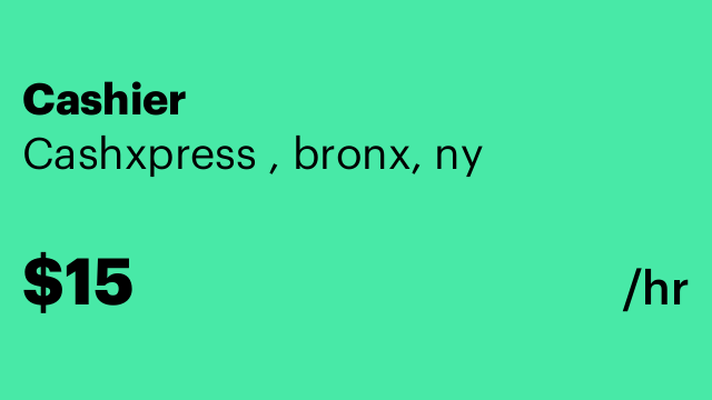Cashier