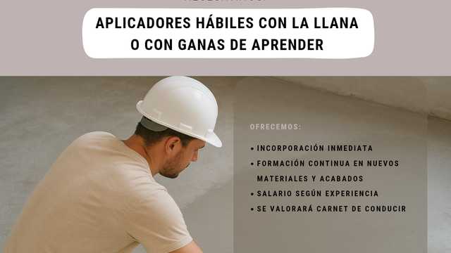 Aplicador microcemento