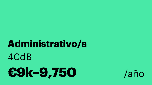 Administrativo/a