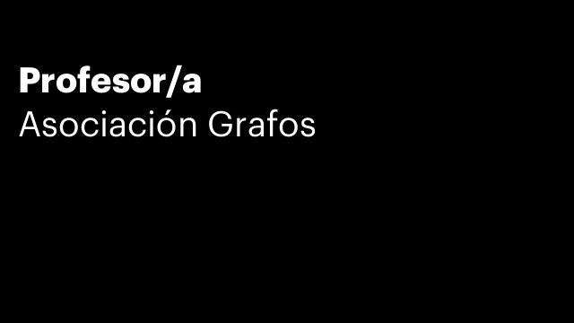 Profesor/a