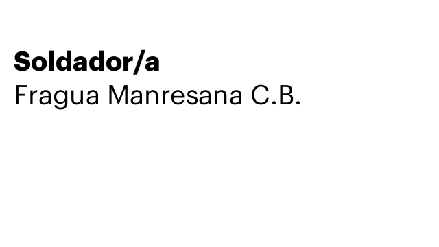 Soldador/a