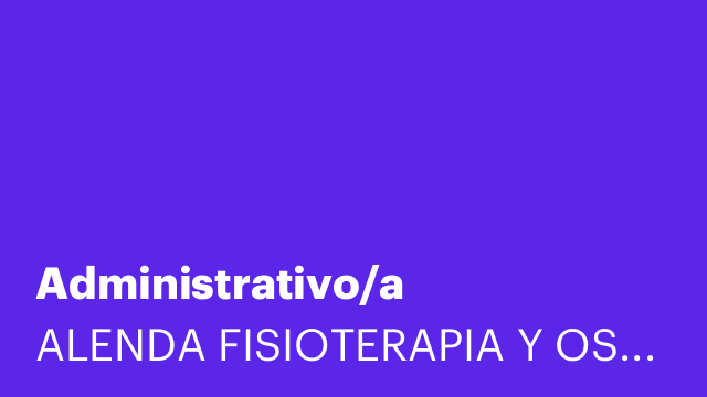 Administrativo/a