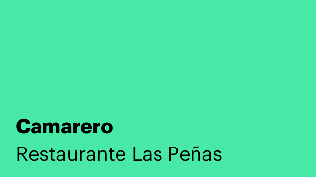 Camarero