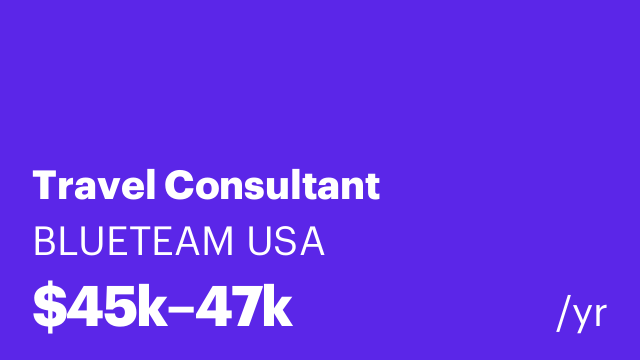 Travel Consultant