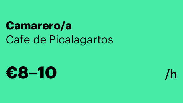 Camarero/a