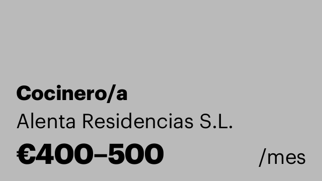 Cocinero/a
