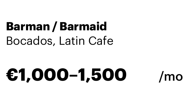 Barman / Barmaid