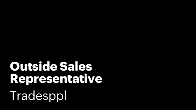 Outside Sales Representative