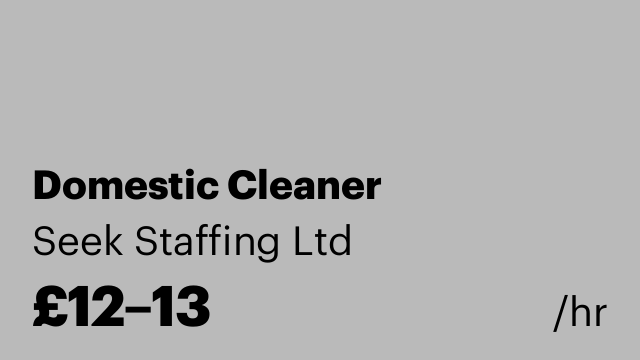 Domestic Cleaner