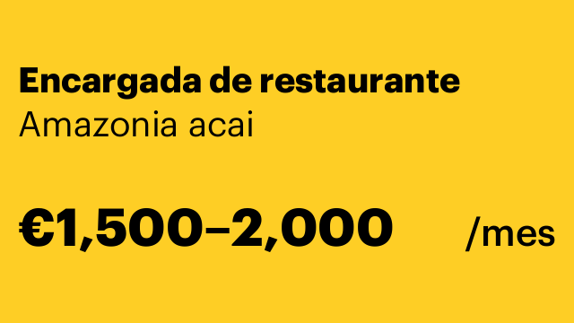 Encargada de restaurante