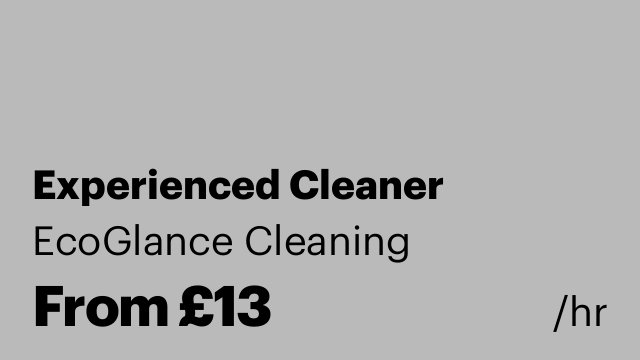 Experienced Cleaner
