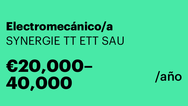 Electromecánico/a
