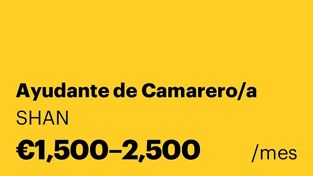 Ayudante de Camarero/a