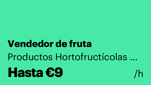 Vendedor de fruta
