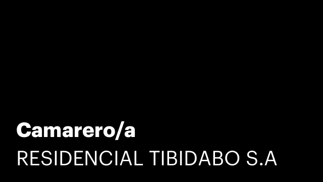 Camarero/a