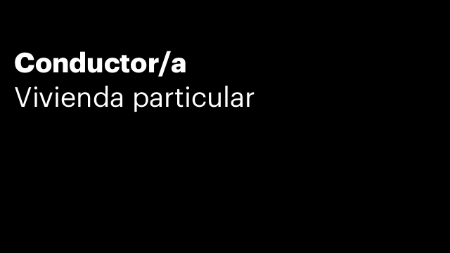 Conductor/a