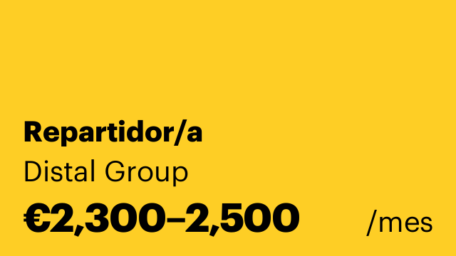 Repartidor/a