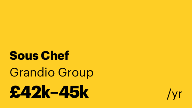 Sous Chef