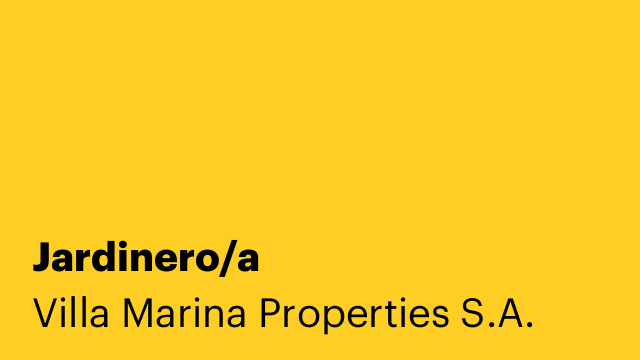 Jardinero/a