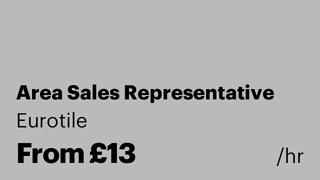 Area Sales Representative