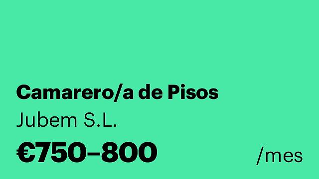 Camarero/a de Pisos