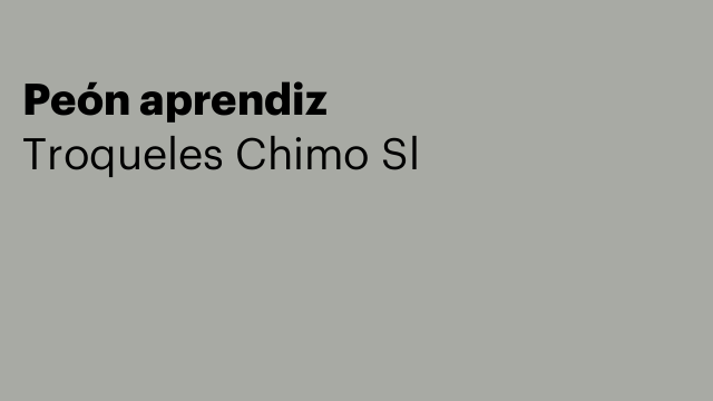 Peón aprendiz
