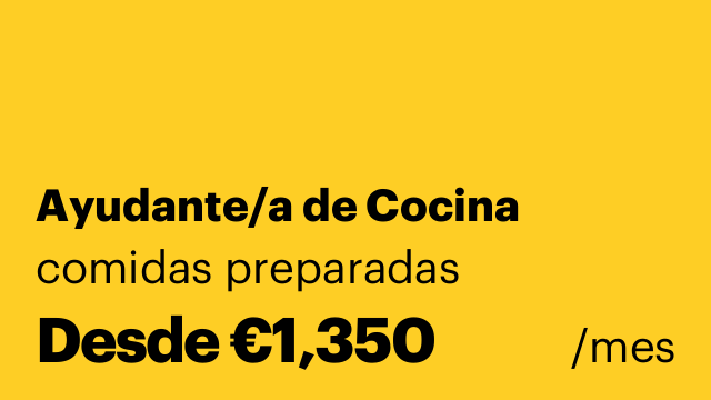 Ayudante/a de Cocina
