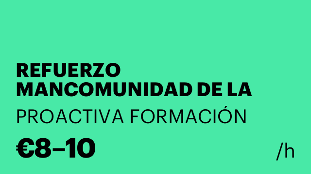 REFUERZO MANCOMUNIDAD DE LA ENCINA