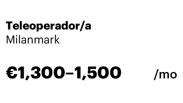 Teleoperador/a