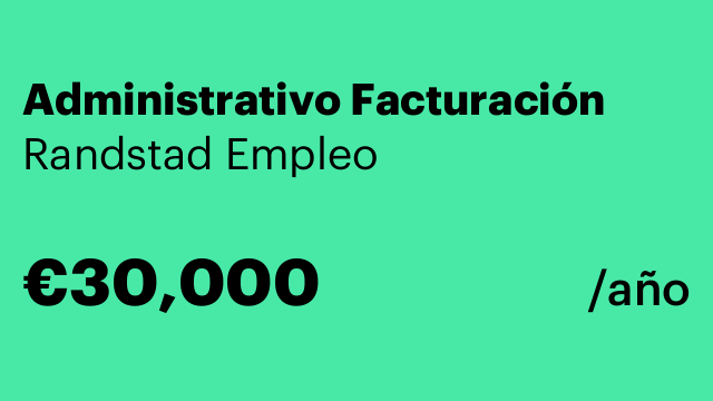 Administrativo Facturación