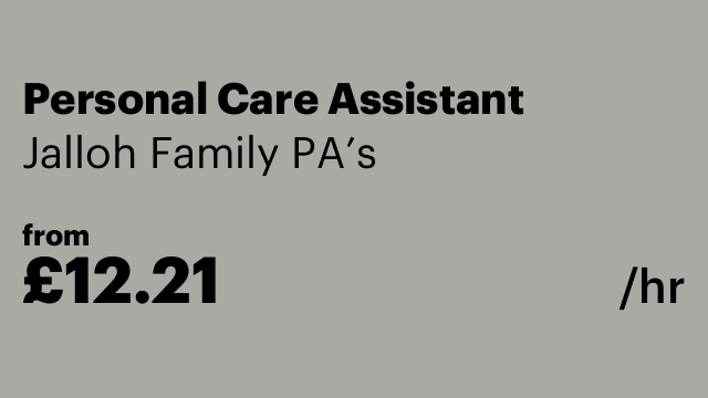 Personal Care Assistant