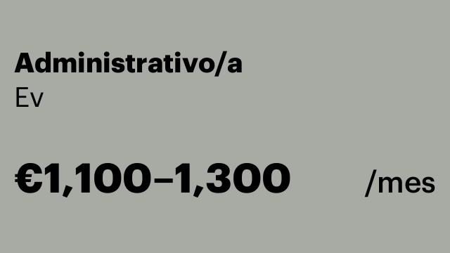 Administrativo/a