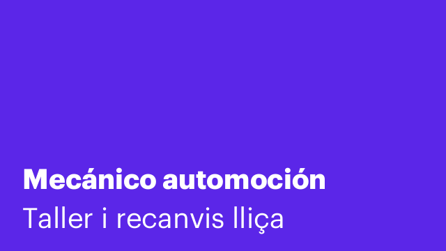 Mecánico automoción