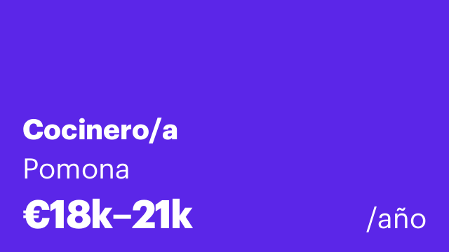 Cocinero/a