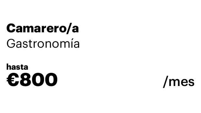 Camarero/a