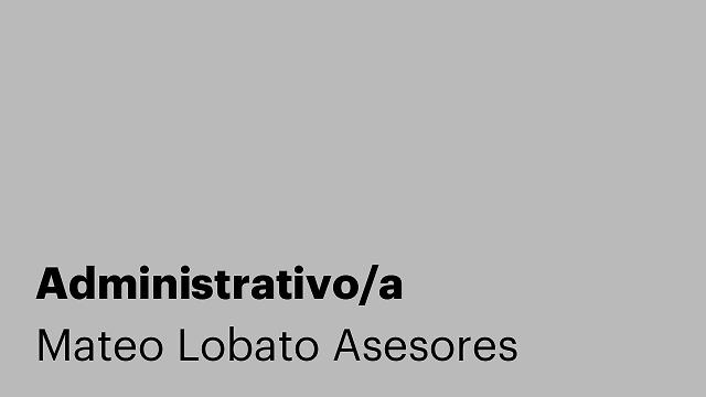 Administrativo/a