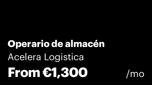 Operario de almacén