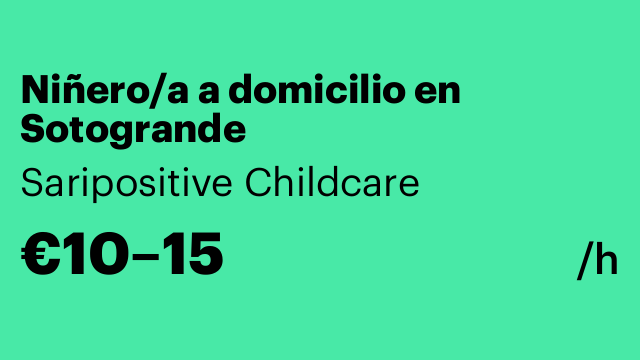 Niñero/a a domicilio en Sotogrande